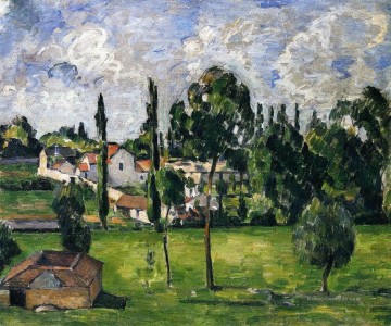Landschaft mit Wasserlinie Paul Cezanne Ölgemälde
